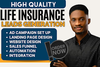generate home life auto health business insurance leads iul term annuity leads
