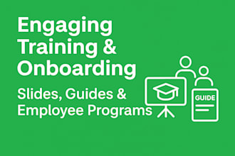 create professional training materials and onboarding programs