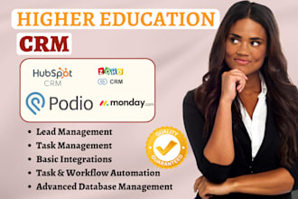 setup higher education crm pipedrive active campaign honeybook monday live agent