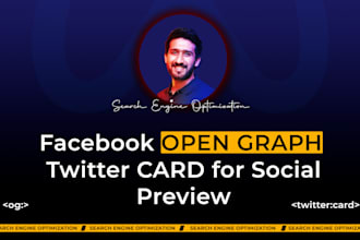 configure facebook open graph and twitter card meta tags