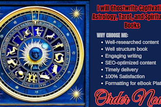ghostwrite captivating astrology, tarot, and spirituality books