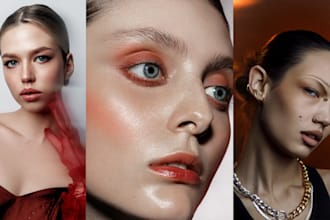 photo retouching, photoshop high end editing for portraits