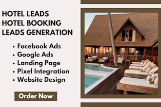 generate hotel leads hotel booking leads vacation tourism travel agency website