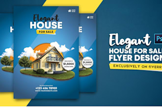 design real estate flyer design, realtor flyer, construction flyer, real estate