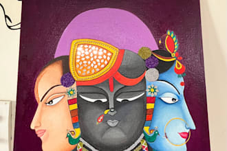 do original hand painting art to decorate home office or any event
