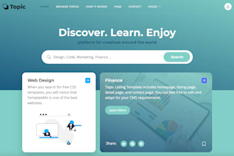 design responsive, modern, and user friendly website