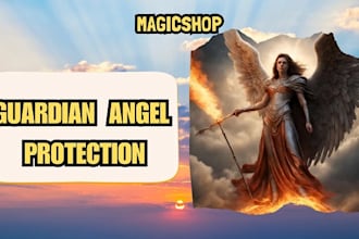 summon your guardian angel shield wiccan spell for peace and abundance