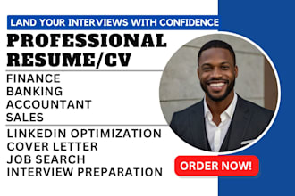 write finance resume, accounting, investment banker, portfolio manager, sales CV