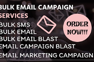 do bulk SMS campaign, bulk email blast, email marketing campaign