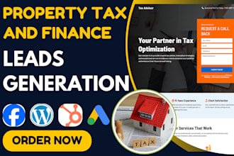 generate property tax leads property tax website property tax finance leads