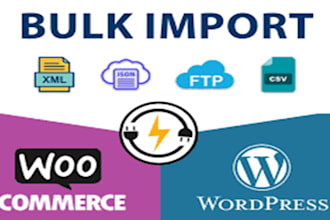 import bulk review and writing description for woocommerce products