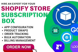 set up shopify subscription box appstle seal subbly bold loop recharge casa subb