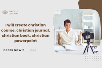 create christian course, christian journal, christian book, christian powerpoint