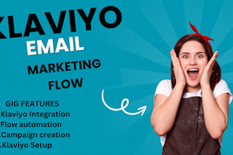 set up  email marketing flows on klaviyo for your shopify store