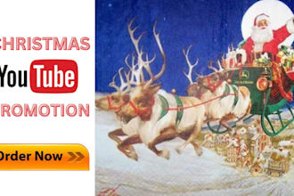 do  christmas youtube video promotion channel marketing for channel growth