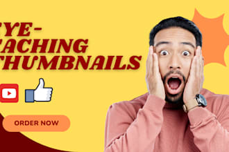 create aesthetic and attractive youtube thumbnails