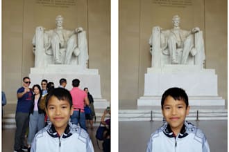 add or remove objects, persons, text from photo using photoshop