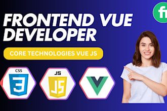 be your expert vuejs developer for web apps  and API integration