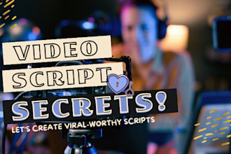 write engaging youtube video script SEO friendly content audio script screenplay