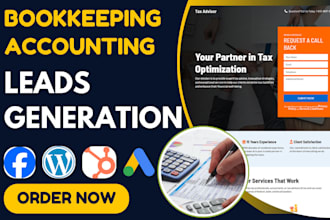 generate hot bookkeeping leads bookkeeping website income tax bookkeeping leads