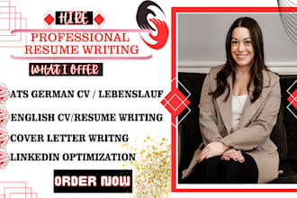 translate your english resume into a correct professional ats german CV
