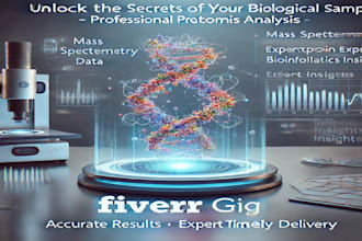provide expert proteomics analysis and data interpretation