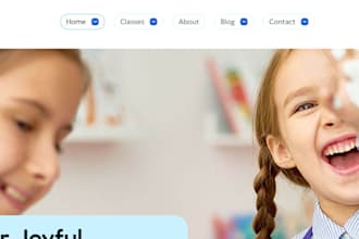 build kindergarten website, preschool, nursery school website