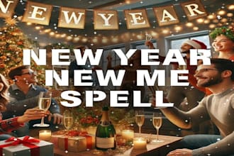cast 2025 new year custom wishes spell, remove curse, cleanse your energy ritual