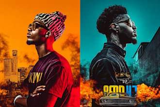 design professional album cover, mixtape cover design