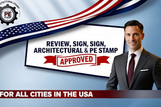 do architectural stamp, pe stamp, mep stamp, architectural stamp for city permit
