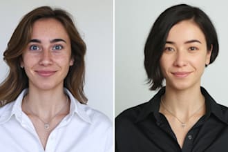 create a realistic ai generated model with your face or head swap, fix flaws