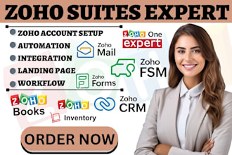 setup zoho fsm inventory mail zoho one zoho forms books zoho crm integration va