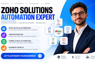 zoho connect zoho fsm zoho learn zoho bigin automation zoho form crm integration