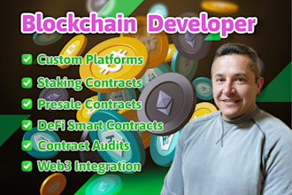 develop secure smart contracts for defi, nfts, dapps, tokens, and blockchain