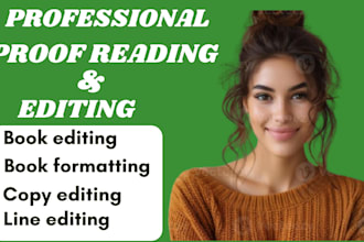 do proofreading and editing developmental editing fiction and non fiction book