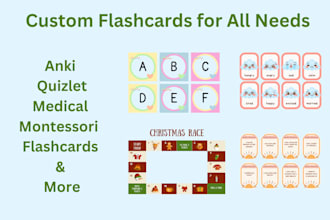 create worksheet kids flashcard board game anki quizlet medical study notes ai