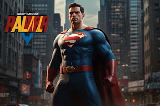 do superhero comic artwork and book