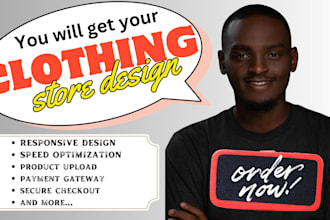 create streetwear website, clothing website, clothing brand or fashion store