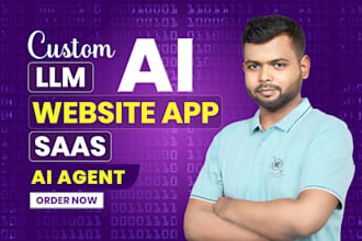 do ai website ai app developer ai agent ai chatbot custom llm full stack