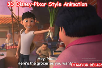 do 3d disney pixar animation, 3d disney character disney movie, 3d disney pixar