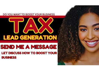 tax leads finance income leads  SEO, google ads, facebook ads video marketing