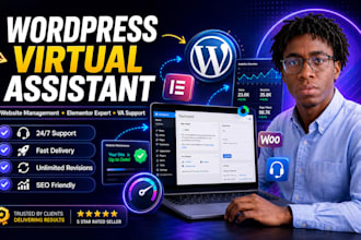 be your dedicated wordpress virtual assistant for site maintenance and support