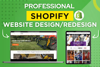 design or redesign shopify booster theme or shoptimized theme on shopify website