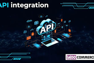do the API integration in your wordpress and woocommerce