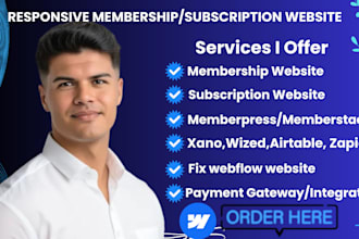 design webflow membership xano wized webflow memberstack webflow fix website