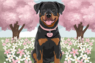 draw your pet, animal, cat, dog, pet portrait, paw base, scalie, digital art