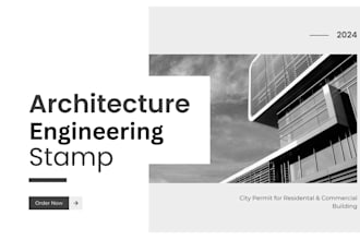 stamp architecture structural plan mep havc foundation draftsman for city permit
