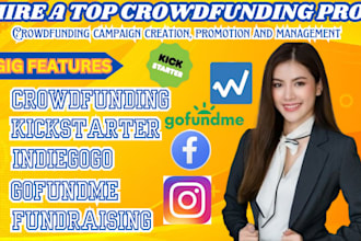 promote crowdfunding kickstarter indiegogo gofundme fundraising campaign