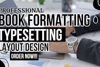 do error free formatting, design book for KDP, lulu, ingramspark, draft2digital