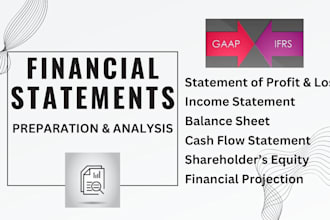 do financial statements for small businesses reporting ifrs US gaap